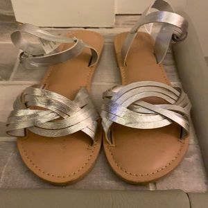 Girl’s Silver Sandals